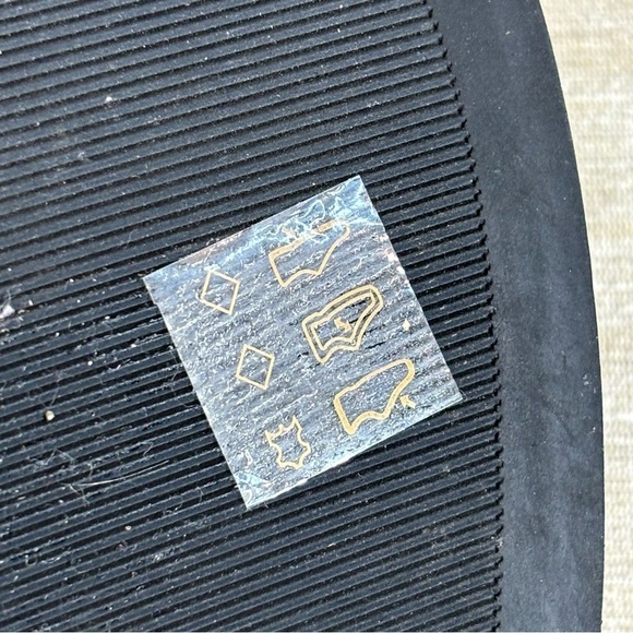 DESIGN CONCEPT STUDIO Sz 10 Studded Round Toe Slip On Patent Leather Loafers - Picture 9 of 10